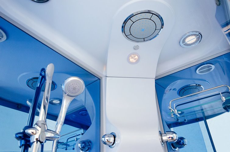 Kabina prysznicowa z hydromasażem zabudowana 120x85 MO-02188WL lewa