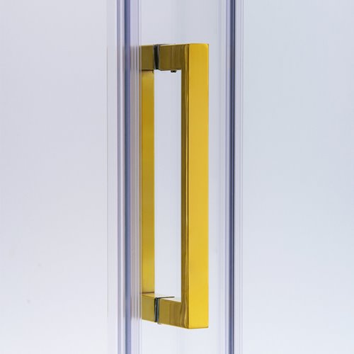 Złota kabina prysznicowa prostokątna 100x90 szkło 8mm KZ202AG