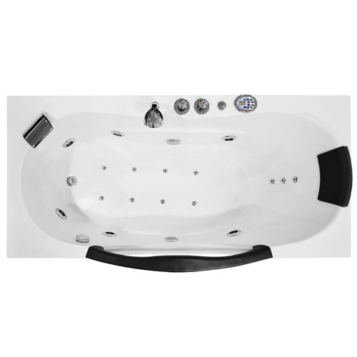 Przyścienna wanna hydromasażowa 180x88 cm MO-1002 HC