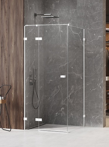 Kabina prysznicowa biała lewa 100x100 cm EXK-2716 Avexa New Trendy White