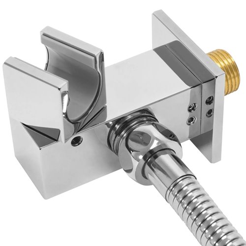 Chromowany zestaw prysznicowy podtynkowy z termostatem Fenix Davis Rea