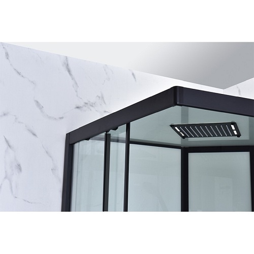 Kabina prysznicowa z hydromasażem niski brodzik 90x90 WSH-312B