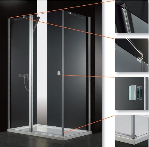 Kabina prysznicowa Sarema 120x80 Lewa Plus