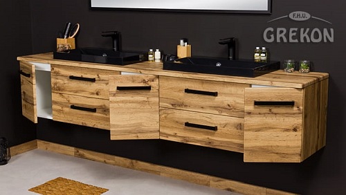 Szafka z umywalką 210 cm 39/C2 seria Fokus Loft Gante