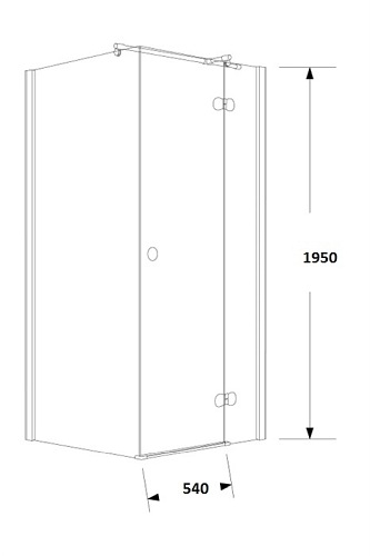 Kabina prysznicowa, prostokątna 80x100 BK247T08/10P