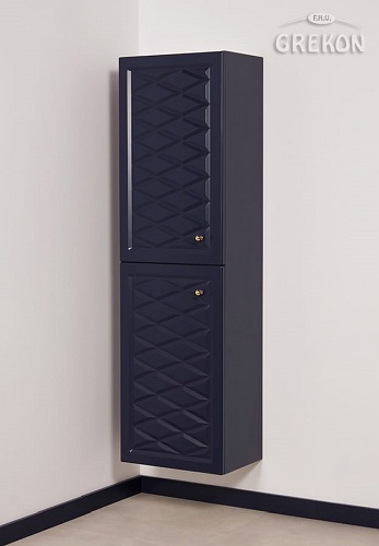 Słupek łazienkowy wiszący 155x45 granatowy mat Cobra Gante