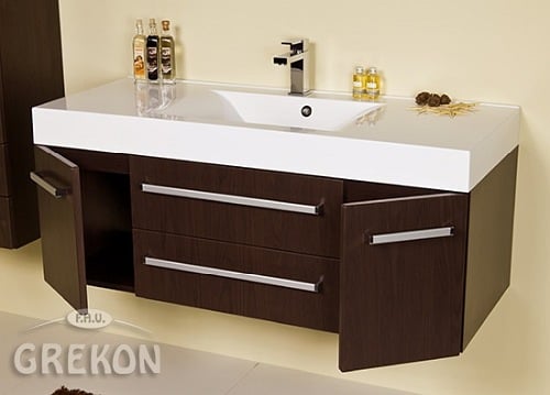 Szafka z umywalką 120/50C Nadia seria Fokus Wenge Mat