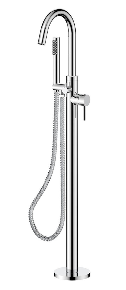 Bateria wannowa wolnostojąca chrom Veo II Besco BW-VII-CH