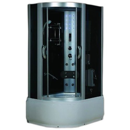 Kabina prysznicowa z hydromasażem i sauną parową 120x85 lewa MO-09912LS