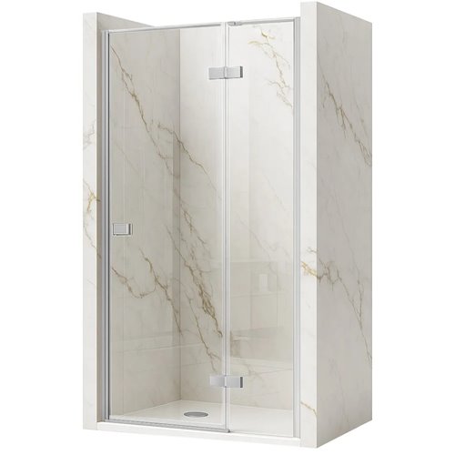 Drzwi prysznicowe uchylne 120 cm Rea Atlas chrom prawe