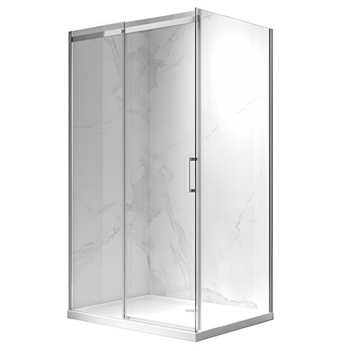 Kabina prysznicowa prostokątna 110x80 szkło 8 mm ZES-KZ22B-110X80