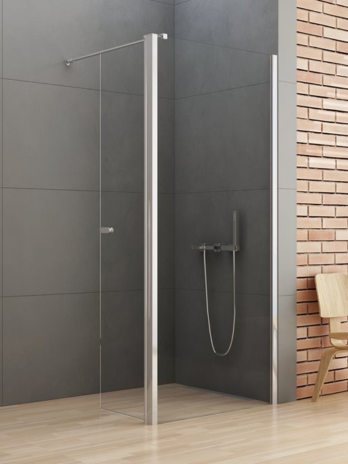 Ścianka prysznicowa 110 cm + element ruchomy 34 cm K-0757 New Soleo New Trendy