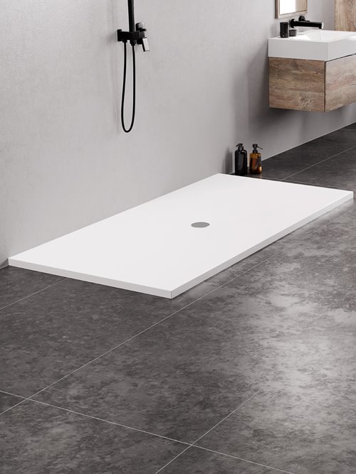 Brodzik prostokątny 200x100 konglomerat New Trendy Nex B-0515