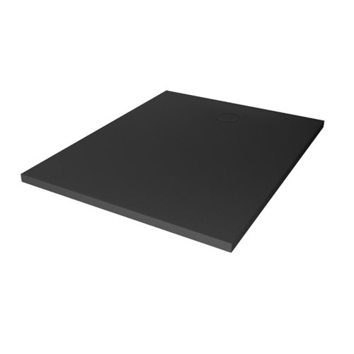 Brodzik prostokątny 100x80 konglomerat kolor antracyt New Trendy Nex Shade B-0504