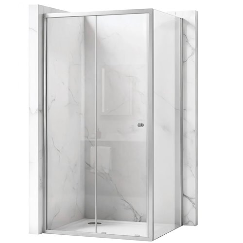 Kabina prysznicowa Rea Primo Slide 120x80 chrom drzwi rozsuwane