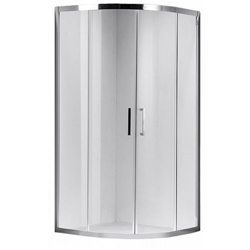 Kabina prysznicowa półokrągła 90x90 drzwi rozsuwane KZ101B