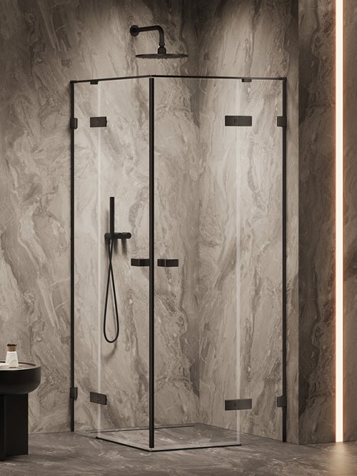 Kabina AXJ-0409 New Trendy 110x90 czarny mat