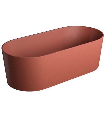 Omnires Ovo M+ Wanna wolnostojąca terracotta 160x75 cm OVOWWTE