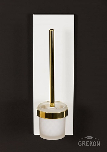 Szczotka wc wisząca złota Belli Gold