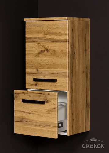 Szafka łazienkowa wisząca niska seria Fokus Loft Gante