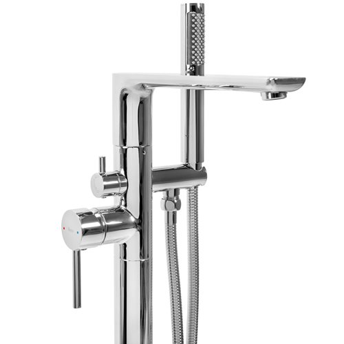 Chromowana bateria wannowa wolnostojąca Flores Rea