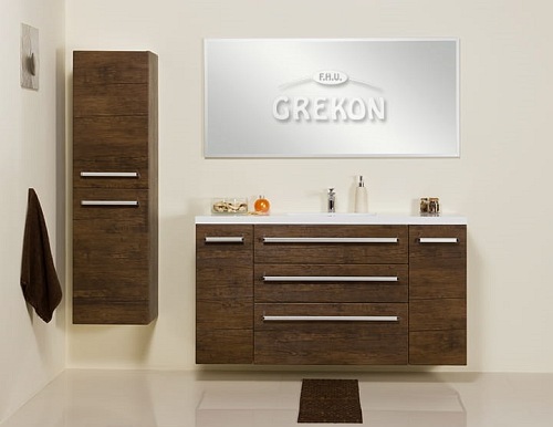 Szafka wisząca z umywalką 140/39/C3 Clever seria Fokus AD