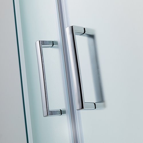 Kabina prysznicowa na głębokim brodziku szkło mrożone 80x80 Maja Hydrosan