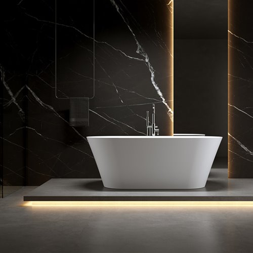 Wanna wolnostojąca biała 150 cm Lizbona Hydrosan