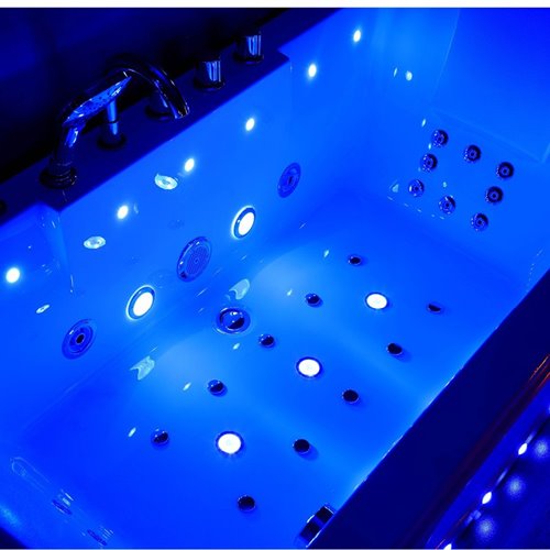 Wanna prosotkątna z hydromasażem 150x84 cm Iris 933A Hydrosan