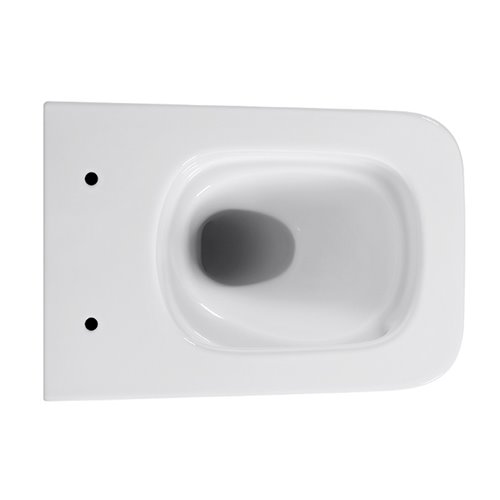 Biała miska wc wisząca Rimless Tornado YUZU-WH-GL-TR-03 Hydrosan