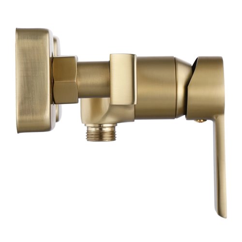 Złota szczotkowana bateria prysznicowa Argus Rea Gold Brush