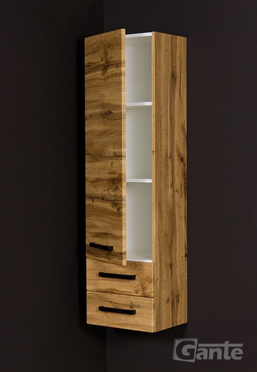 Szafka łazienkowa wisząca potrójna seria Fokus Loft Gante