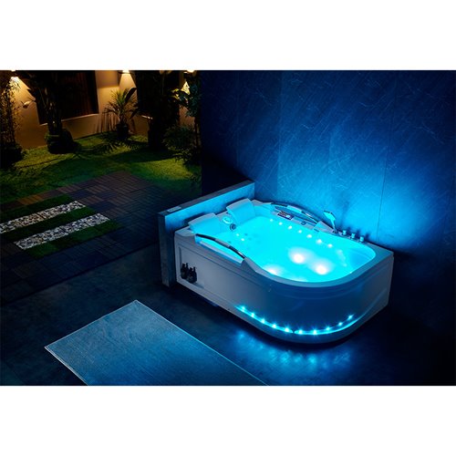 Wanna z hydromasażem asymetryczna Venezia 761 L 180x120