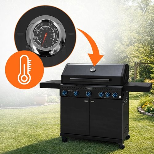 Pokrywa grilla Zeus D z termometrem