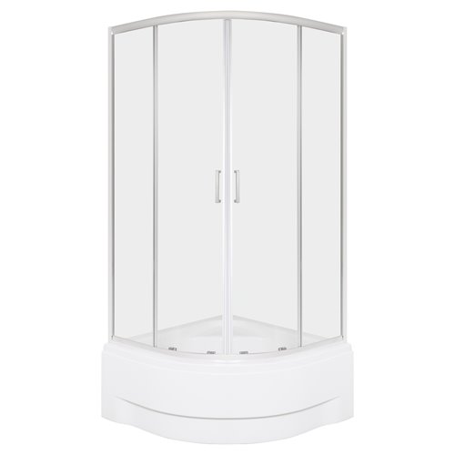 Kabina prysznicowa z wysokim brodzikiem 80x80 Aruba GL Kerra