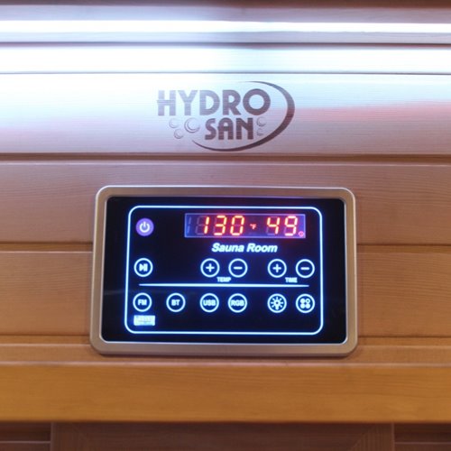 Sauna Combo na podczerwień + fińska 6 osobowa 200x200 cm Moss2 8KW