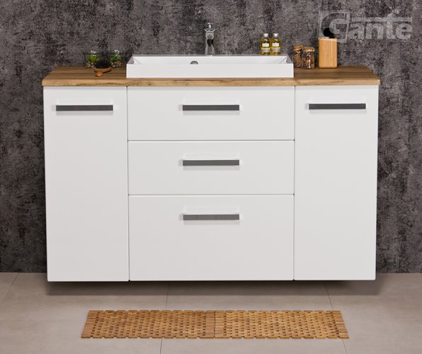 Szafka wisząca z umywalką 120/39C3 Liv seria Fokus B