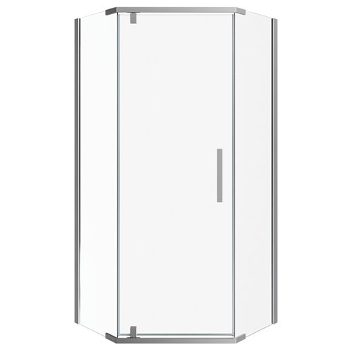 Kabina prysznicowa, pięciokątna 90x90 cm Stylio BK502PT+