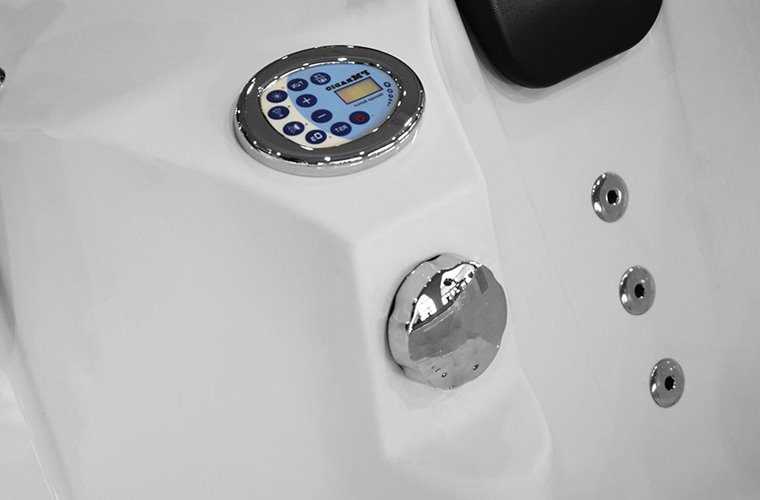 Wanna z hydromasażem dwuosobowa Turbo+ 180x120 cm MO-1631 Lewa