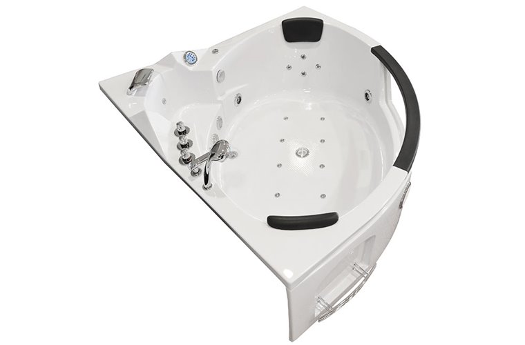 Wanna z hydromasażem narożna 157x157 cm MO-10632HC XL
