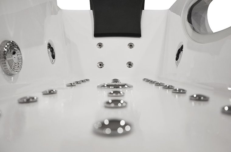 Wanna z hydromasażem przyścienna 180x91 cm MO-1007HC