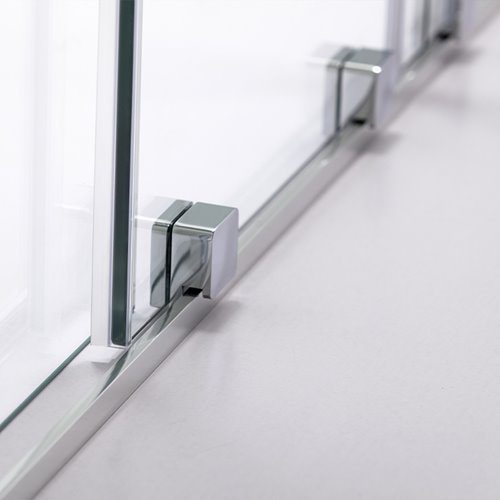 Drzwi prysznicowe rozsuwane szkło 8 mm szerokość 160 cm ASTRA-CH-DUO-160