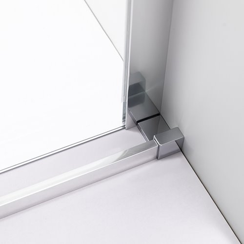 Drzwi prysznicowe rozsuwane szkło 8 mm 140 cm ASTRA-CH-A-140 zestaw