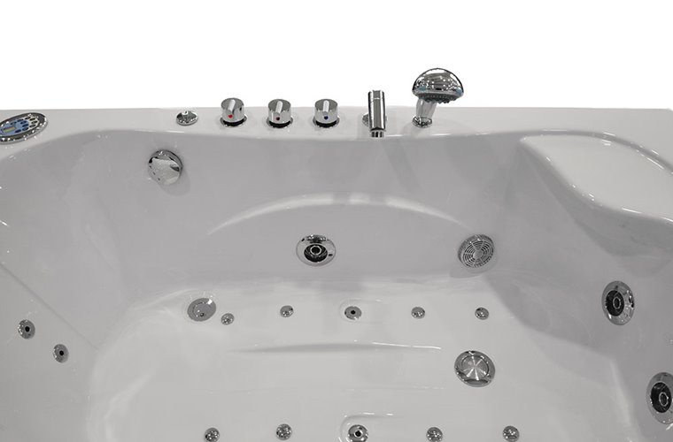 Wanna z hydromasażem Spa narożna 168x86 cm MO-1633HC