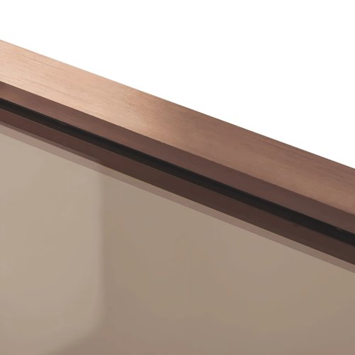 Kabina prysznicowa pięciokątna miedź szczotkowana 90x90 cm Diamond Rea