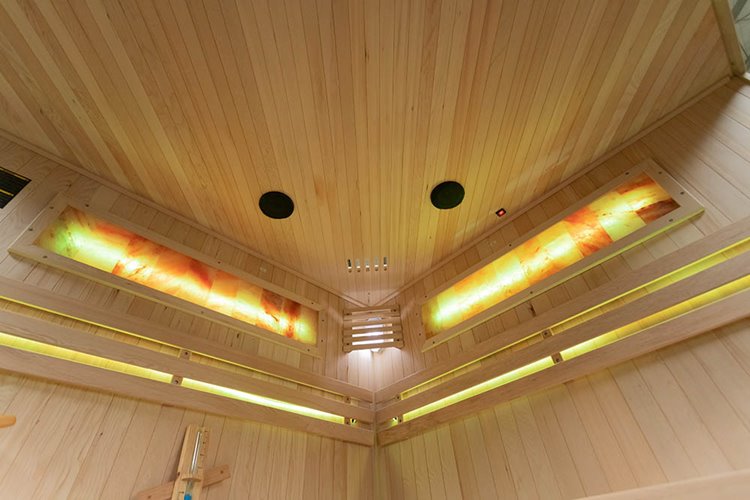 Sauna sucha fińska piec 6 KW Harvia BC60 + kamień solny 180X180X200CM MO-EA4CS Mazur