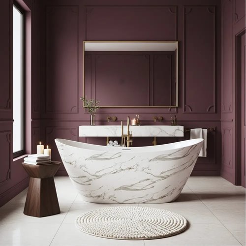 Wanna wolnostojąca 170 cm Ferrano Slim Nature Rea zdjęcie 3