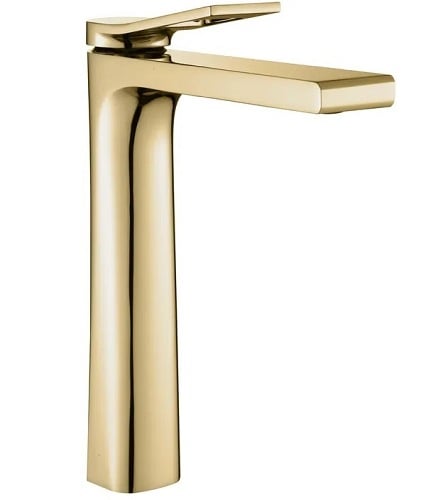 Złota bateria umywalkowa wysoka Soul Rea Gold