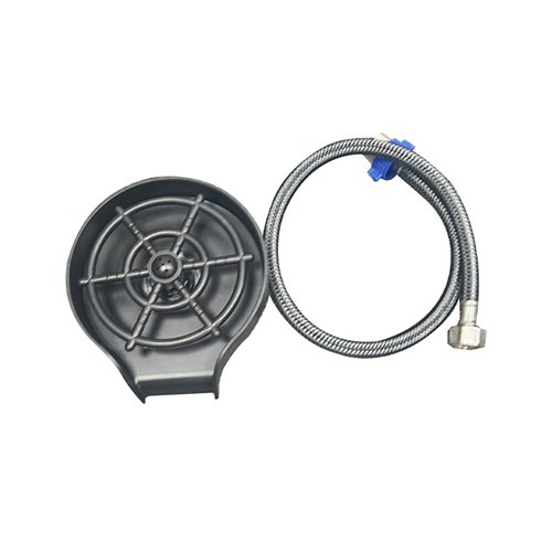 Zlewozmywak kuchenny stalowy jednokomorowy czarny COBA 68X46 ASI 304