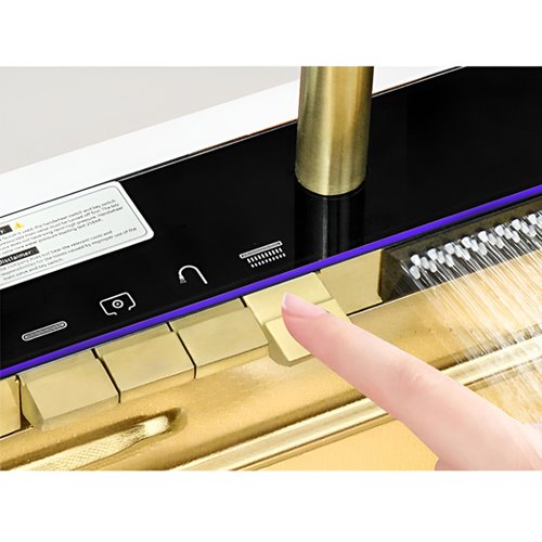 Zlewozmywak kuchenny stalowy jednokomorowy złoty ARGOS 68X46 ASI 304